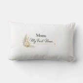 Mom – My First Home Pillow ランバークッション (裏面)