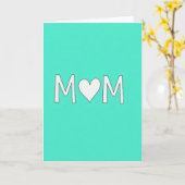 Mom My Heart カード (黄色い花)