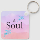 Mom Mystery, Magic, Sass & Soul Keychain Butterfly キーホルダー (裏面)