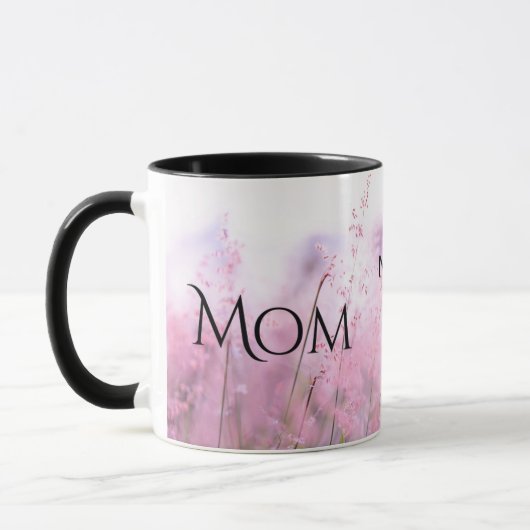Mom Mystery Magic Sass & Soul Mug - Pink Flowers マグカップ (左)
