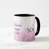 Mom Mystery Magic Sass & Soul Mug - Pink Flowers マグカップ (正面右)