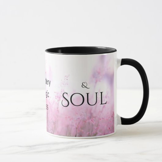 Mom Mystery Magic Sass & Soul Mug - Pink Flowers マグカップ (右)