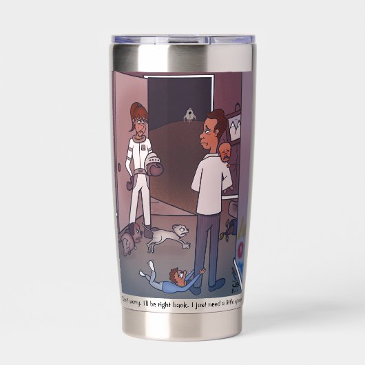 Mom Needs宇宙 保温保冷タンブラー (正面)