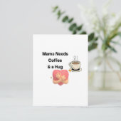 Mom Needs Coffee and a Hug on a Mother's Day Card シーズンカード (スタンド正面)