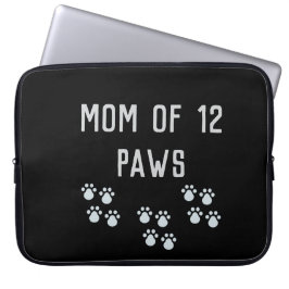 Mom of 12 paws ラップトップスリーブ