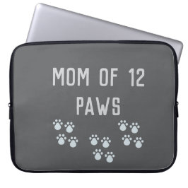 Mom of 12 paws ラップトップスリーブ