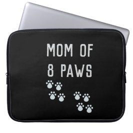 Mom of 8 paws ラップトップスリーブ