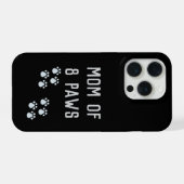 Mom of 8 paws iPhoneケース (裏面横)