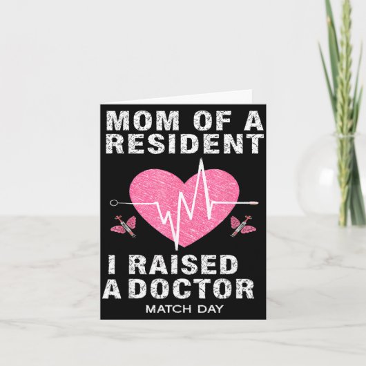 Mom of a Resident Match Day 2026 Medical Student カード (正面)