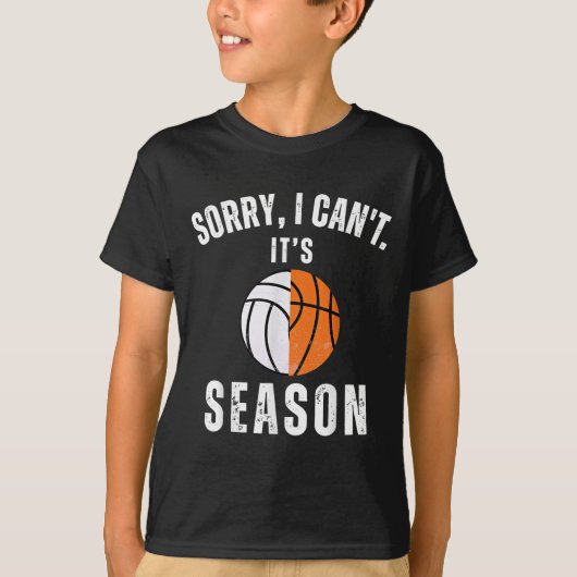 Mom Of Both Sorry I Can't It's Basketball Volleyba Tシャツ (正面)