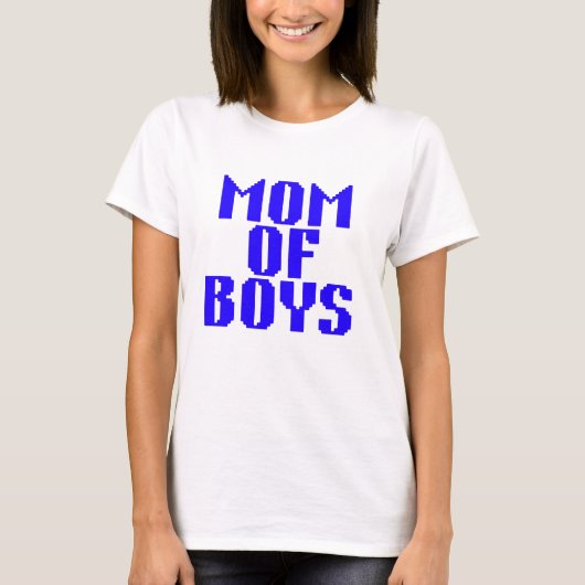 Mom of Boys - Chaos & Love Tシャツ (正面)