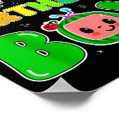 Mom Of The Birthday Boy Funny Melon Family Party M ポスター (角)