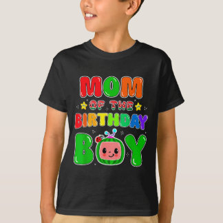 Mom Of The Birthday Boy Funny Melon Family Party M Tシャツ