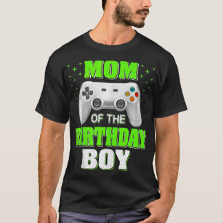 Mom of the Birthday Boy Matching Video Gamer Birth Tシャツ