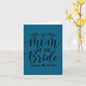 Mom of the bride matching family bride mother 2026 カード (黄色い花)