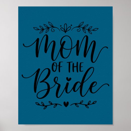 Mom of the bride matching family bride mother 2026 ポスター (正面)