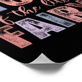 Mom Of The Little Fairy 1st Birthday Girl Fairytal ポスター (角)