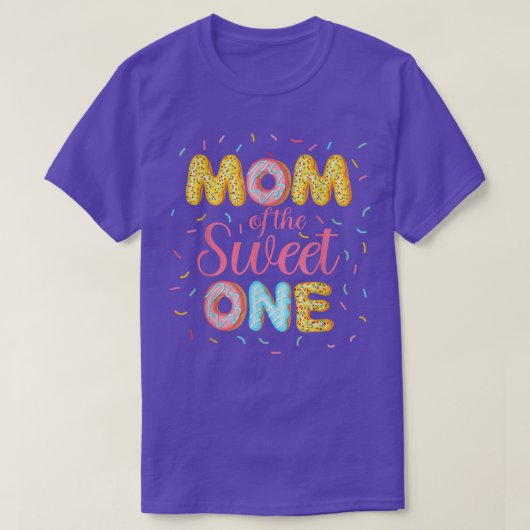 Mom Of The Sweet One Shirt 1st Bday Donut Mother M Tシャツ (デザイン正面)