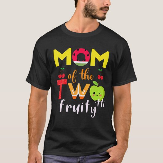 Mom Of The Twetti Frutti 2Nd誕生日パーティーフルーツ Tシャツ (正面)