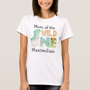 Mom of the Wild One Dinosaur T-Shirt Tシャツ
