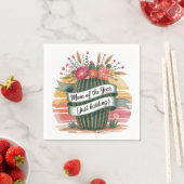 Mom Of The Year (Just Kidding) スタンダードカクテルナプキン (インサイチュ)