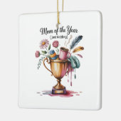 Mom Of The Year (Just Kidding) セラミックオーナメント (左)