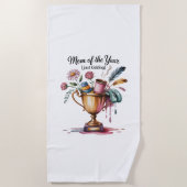 Mom Of The Year (Just Kidding) ビーチタオル (正面)