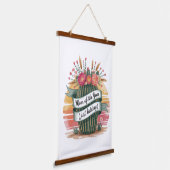 Mom Of The Year (Just Kidding) 吊り下げ型タペストリー (傾斜あり)