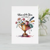 Mom Of The Year (Just Kidding) 箔シーズンカード (立ち正面)