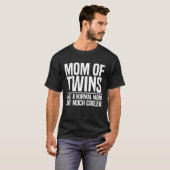 Mom of Twins Twin Mom Tシャツ (正面フル)
