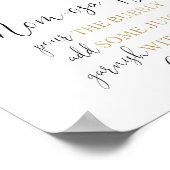 Mom-osaバーミモサバーピンク金ゴールドフローラポスター ポスター (角)