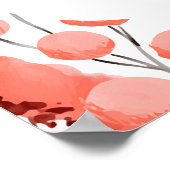 Mom-osaバー小さなワイルドフラワーガール赤ちゃんシャワー ポスター (角)