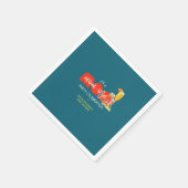 Mom-osa Baby Shower  スタンダードカクテルナプキン (角)