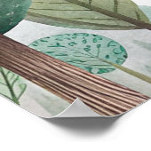 Mom-osa Once On a Time Green Castle Baby Shower ポスター (角)