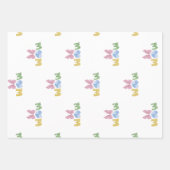 Mom Patchwork Mother's Day Gift ラッピングペーパーシート (正面3)