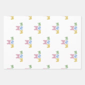 Mom Patchwork Mother's Day Gift ラッピングペーパーシート (正面)