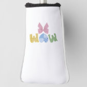 Mom Patchwork Mother's Day Gift Custom  ゴルフヘッドカバー (回転90)