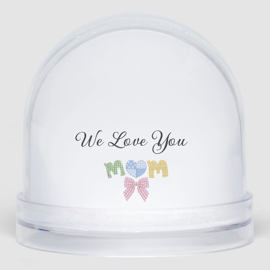 Mom Patchwork Mother's Day Gift Custom 2 Sided (正面)