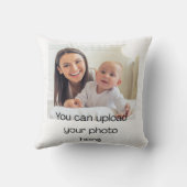Mom Patchwork Mother's Day Gift Custom Photo クッション (裏面)