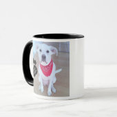 Mom Paw Mother's Dayと最高ののSweet Dogの写真 マグカップ (正面左)