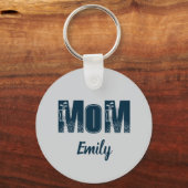 Mom Personalized name  キーホルダー (正面)