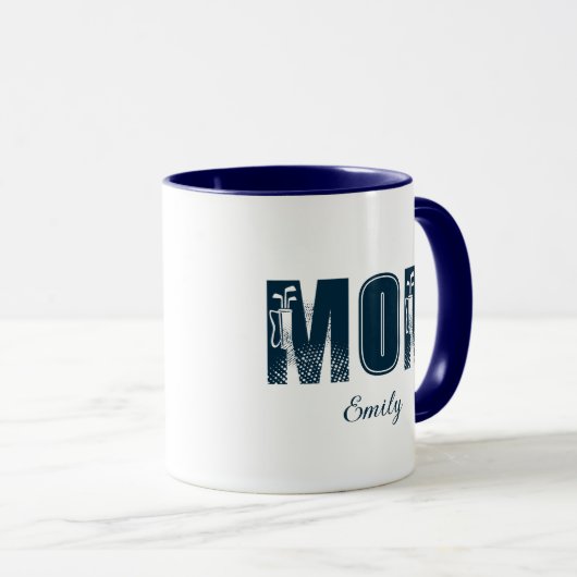 Mom Personalized name  マグカップ (正面右)