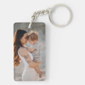 Mom Photo CollageハートPhoto Mother's Day Keychai キーホルダー (裏面)