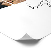 Mom Photo CollageハートPhoto Mother's Day Poster ポスター (角)