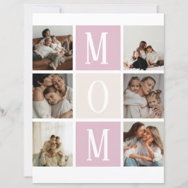 MOM Photo Collage Mother’s Day Card