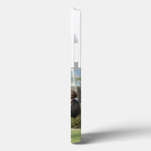 Mom Photo gray text iPhone Case Case-Mate iPhoneケース (裏面 / 左)