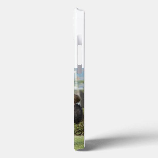 Mom Photo green text iPhone Case Case-Mate iPhoneケース (裏面 / 左)