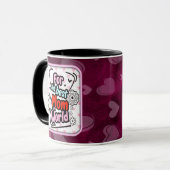 Mom Photo Keepsake for Cherished Memories マグカップ (正面左)