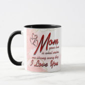 Mom Photo Memory Keepsake マグカップ (左)