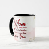 Mom Photo Memory Keepsake マグカップ (正面左)